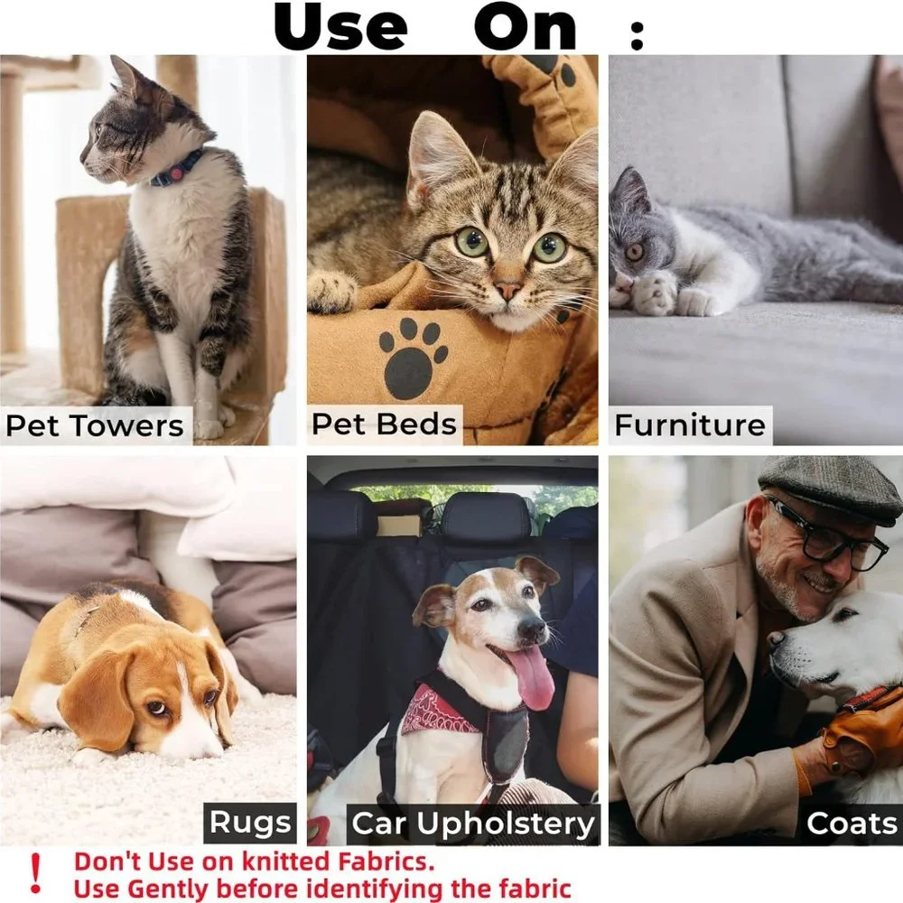 YUAKUOD Pet Hair Remover, Special Multi Fabric Edge and Carpet‎ Scraper